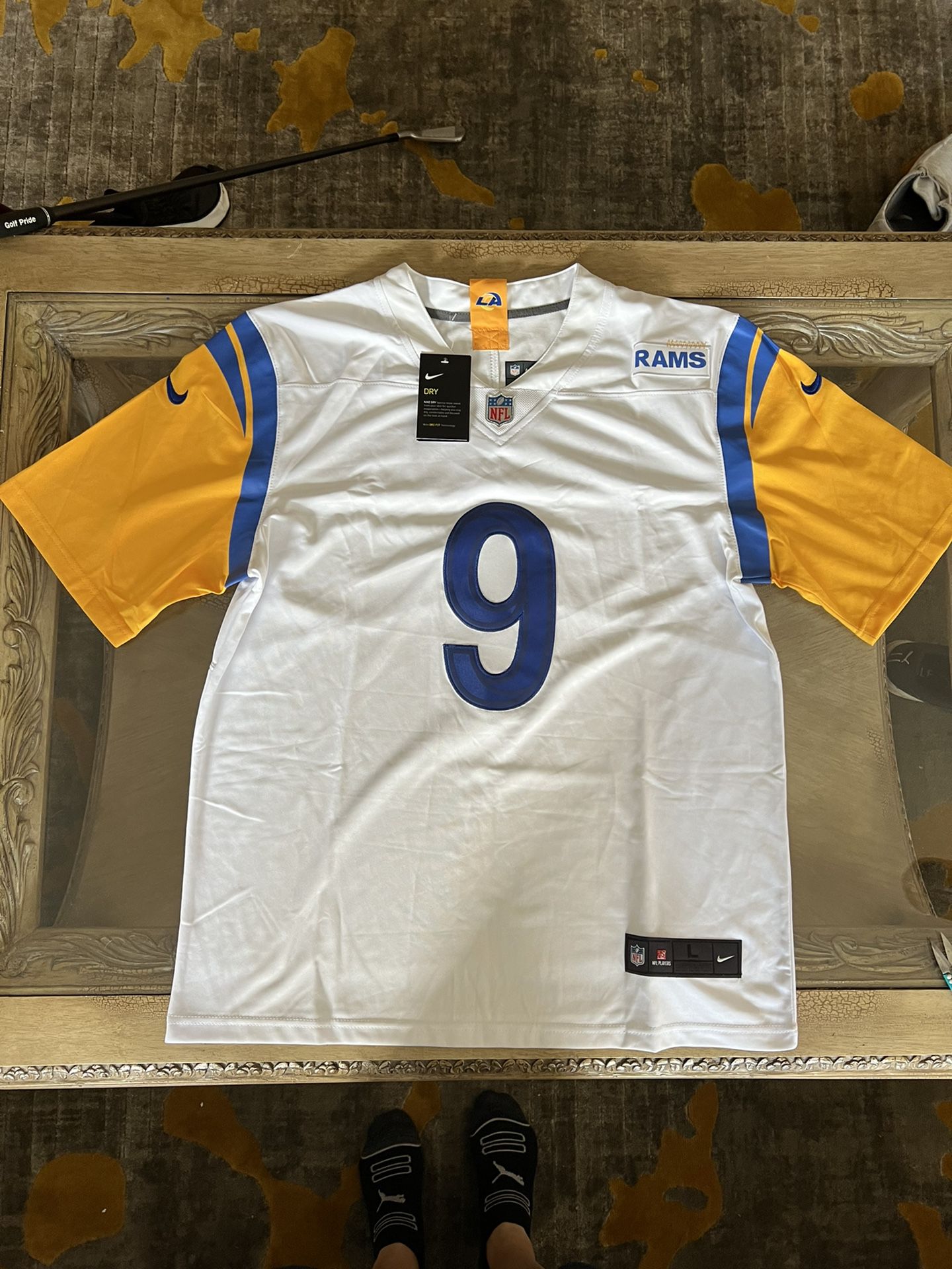 Matthew Stafford Stitched Jersey NEW Mens Large White Los Angeles Rams for  Sale in Indio, CA - OfferUp