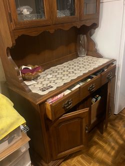 Oak Hutch