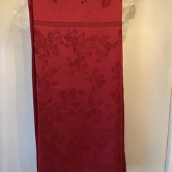 Drapery. Chinese Red line