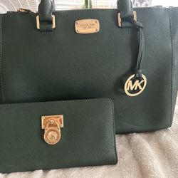Authentic Michael Kors Bag And Wallet