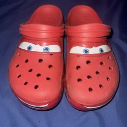 McQueen Crocs Size 10