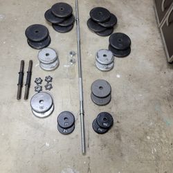 Weight Set 180 lbs total