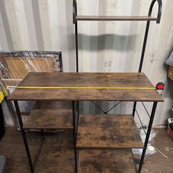 Wooden Stand and Table
