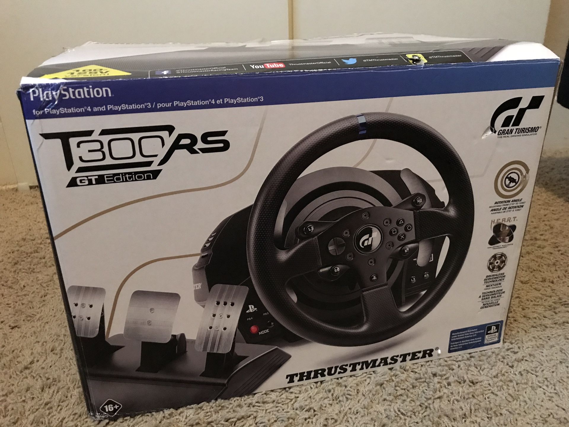 Thrustmaster T300RS GT Edition (Complete Set w/Box) for Sale in Arlington,  TX - OfferUp