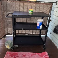 Outdoor Grill Cart 