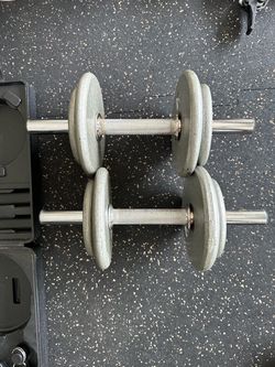 Adjustable Dumbbells 30 LBs Total