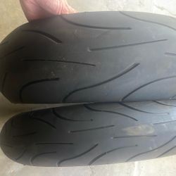 2 USED TIRES MOTORCYCLE 