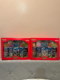 Pokémon TCG Mega Evolution Ascended Heroes 5-Pack Tin Set x2
