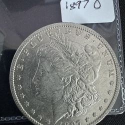 🔥🚨 Semi key date Morgan Dollar 1897 O Morgan Dollar 🚨🔥