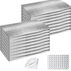 ToLanbbt Garage Door Insulation Kit 16P Double Bubble Window Heat Insulation Panels, 6MM 24" x 48" Reflective Aluminum Foil Summer/Winter B=B9-528