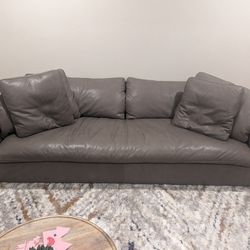 Restoration hardware Leather Cloud Couch