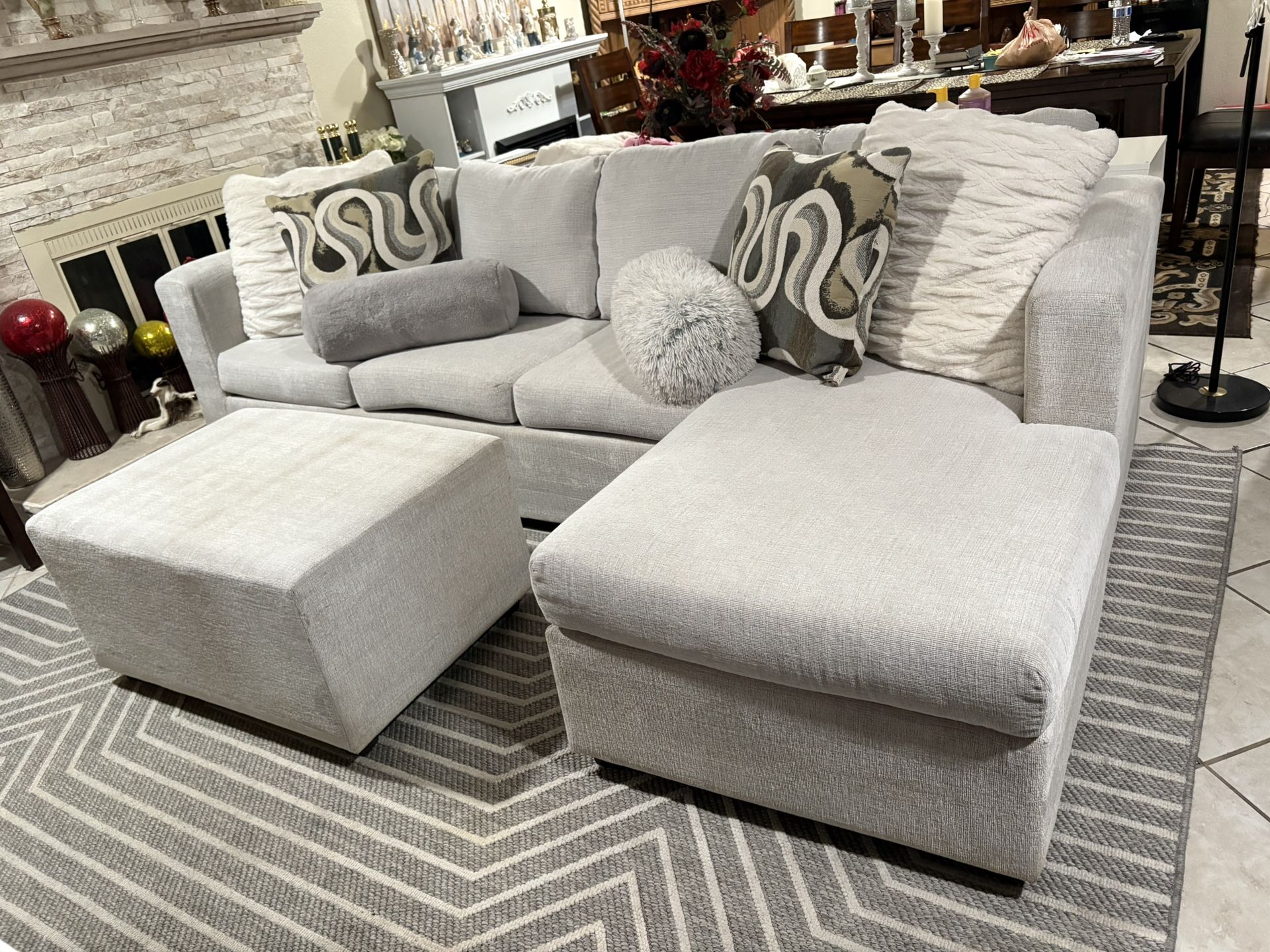 Couch Sectional And Ottoman