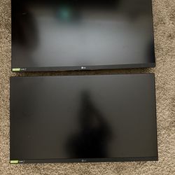 2 27 gaming monitors with dual monitor mount