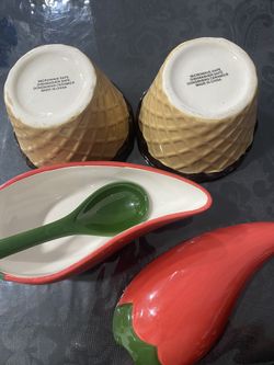 Bowels And A Dip Dish