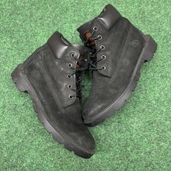 BLACK TIMBERLAND SIZE 4.5