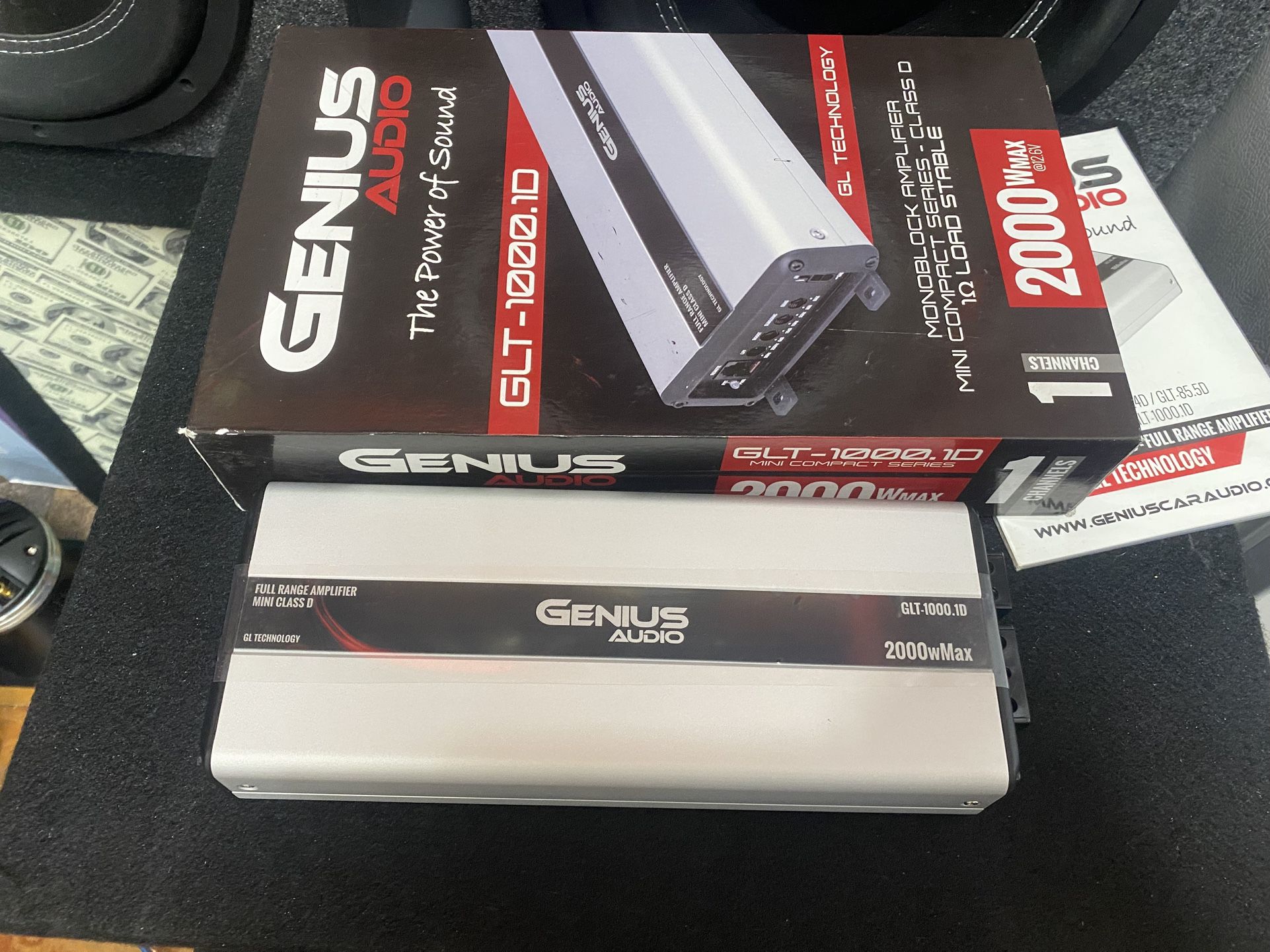New Genius Audio 2000w Max Power Super Compact Monoblock Bass Car Amplifier $200 Each