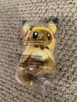 Pokémon Center Eevee Wearing Pikachu Cape