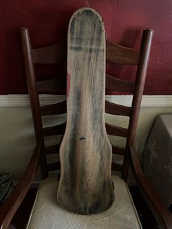 Antique coffin style wooden style violin case