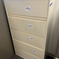 Assorted SteelCase Filing Cabinets for SALE  Beige & Dark Gray 36”x18”x64.5