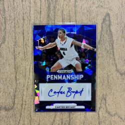 Carter Bryant Prizm Blue Cracked Ice /99