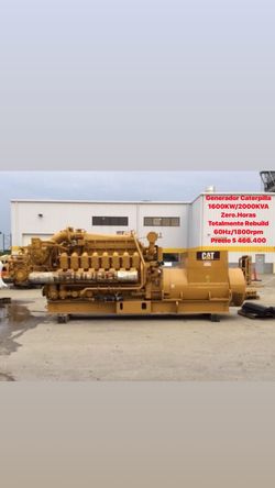 Generador CAT. G3516C / 1600Kw