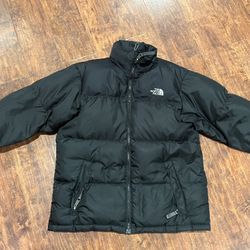 Youth large Black North face Puffer Jacket 