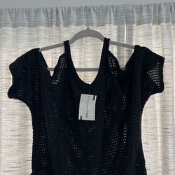 New Black Knit Top
