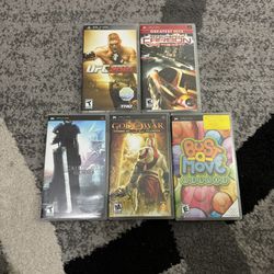 Sony PSP Game Lot Bundle 