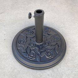 (NEW) $25 Umbrella Base 18 Inches Round 18 lbs Patio Stand Outdoor Garden Market 