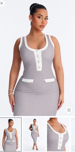 XL Wynne printed midi dress