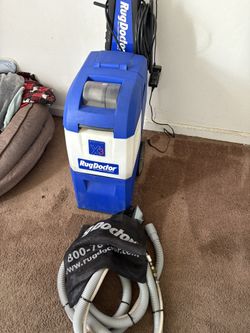 Rug doctor mighty Pro X3 plus the hose to clean upholstery