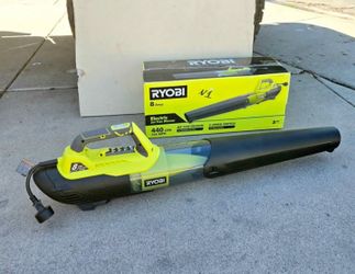 RYOBI corded 8 Amp Leaf Blower 440CFM