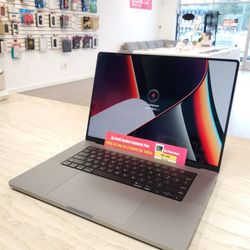 Apple MacBook Pro M1 16in- $1 DOWN TODAY, NO CREDIT NEEDED