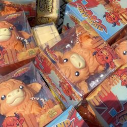 Highland Cow Squishy Needoh Dumpling Carrot Butter
