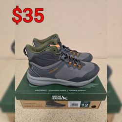 Eddie Bauer Men's Grey Outdoor Boot Rapoza Style Brand New 