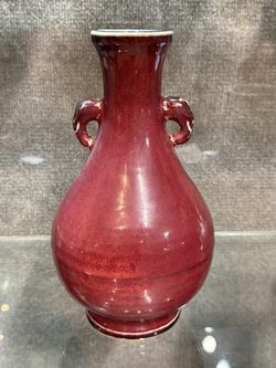 Chinese Red porcelain Vase