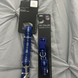 Rams Dog Leash And Collar