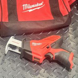 New Milwaukee M12 12V Lithium-Ion HACKZALL Cordless Reciprocating Saw (Tool-Only)(Sólo Herramienta)