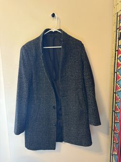 Black & Grey H&M Men’s Peacoat