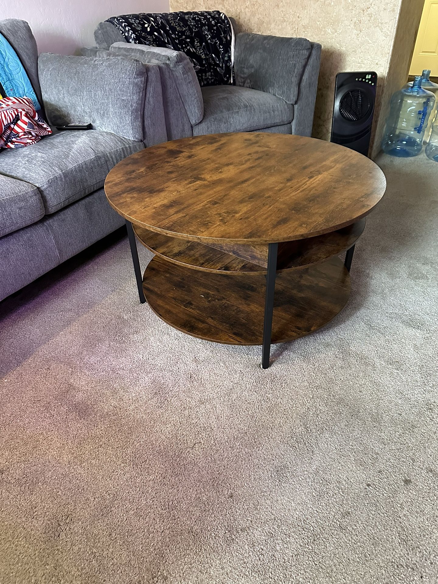 Round Lift Top Coffee Table