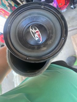 Powered car subwoofer
