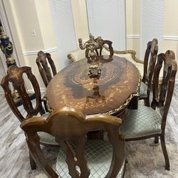 Dining Room 6 Chair And Table  