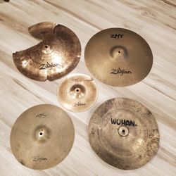 Cracked Cymbal Lot, Zildjian and Wuhan 