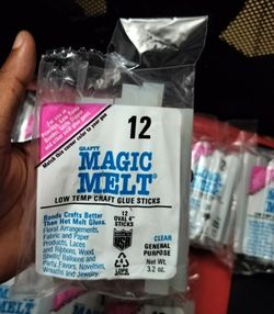 4" Oval Low temp craft glue sticks
