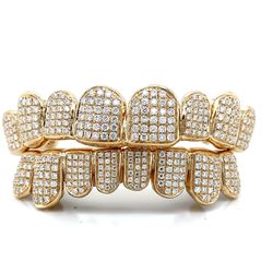 16 Teeth VVs Moissanite Grillz