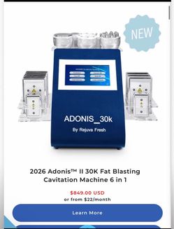 Cavitation / Skin Tightening / Fat Burning Radio Frequency Machine