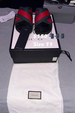 Gucci crossover slides size 11