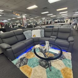 Reclining Sectional With LEDs On Weekend Special!  Only $1199 