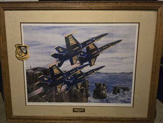 US NAVY Signed Artist Proof BLUE ANGELS