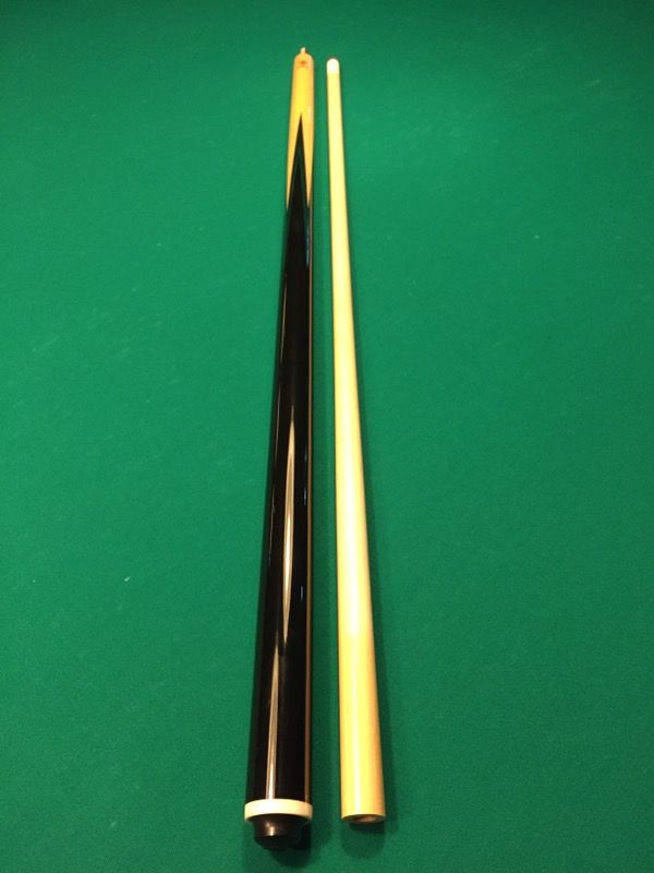McDermott Lucky Pool Cue 4 point sneaky pete cue with green Titlist style veneers